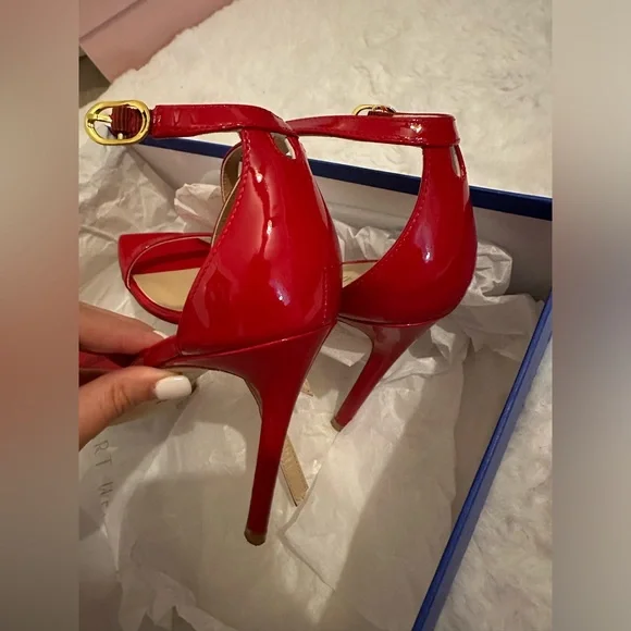 Stuart Weitzman Nudist Curve Heels - Picture 2 of 5